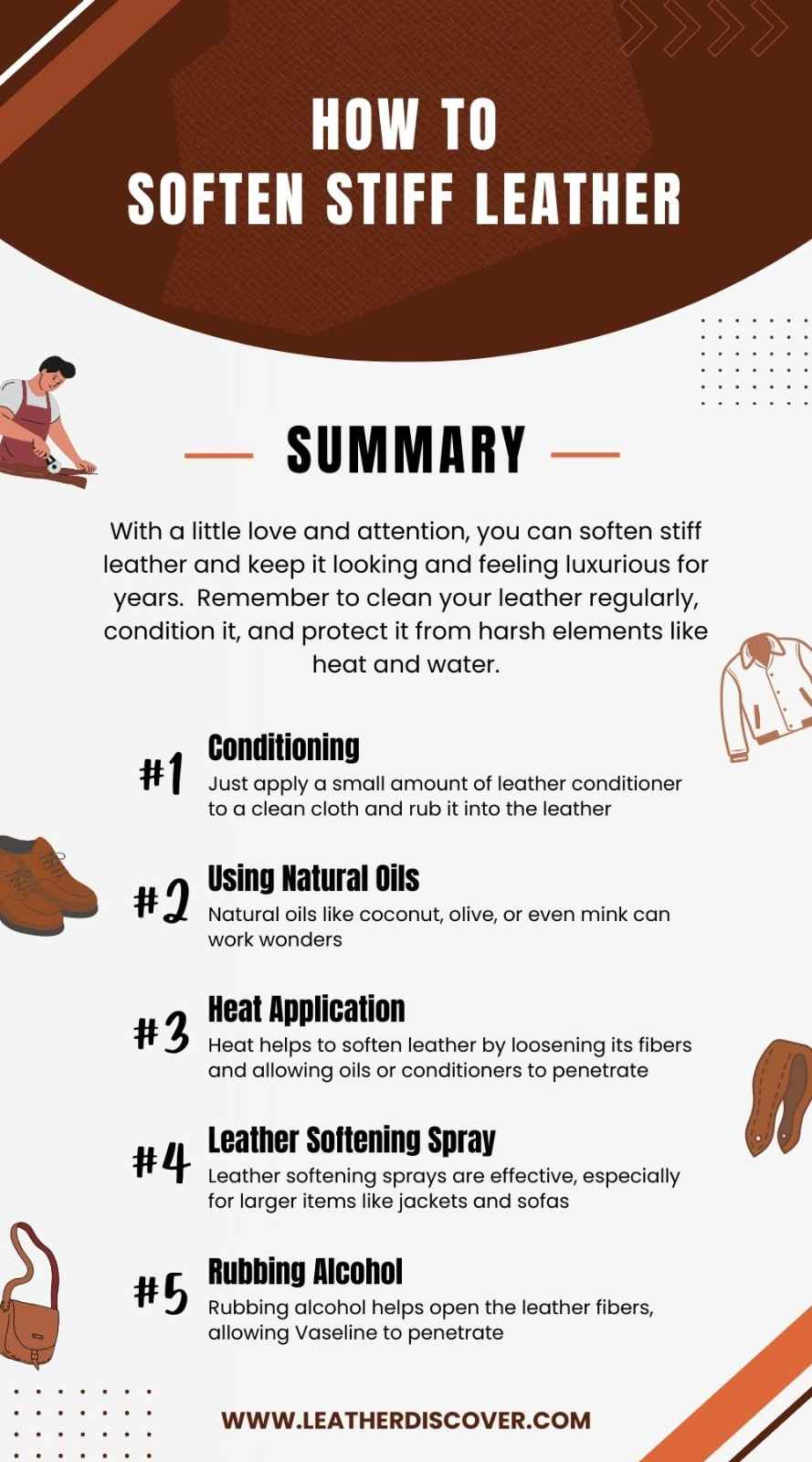 An application scenario or product detail of how to make leather softer - Image 4