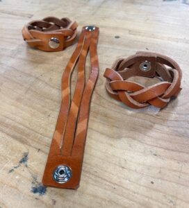 Featured image for the how to make leather wristbands guide
