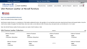 Howell Furniture - Premium Leather Upholstered Furniture
