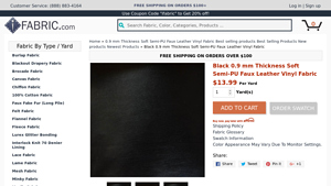 iFabric - Soft Semi-PU Faux Leather