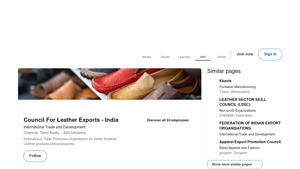 CLE - Indian Leather & Leather Products