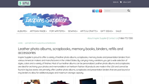 Inspire Supplier - Bonded Leather 8x10 Photo Album