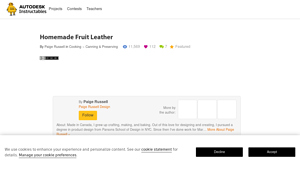 Instructables - Homemade Fruit Leather Recipe