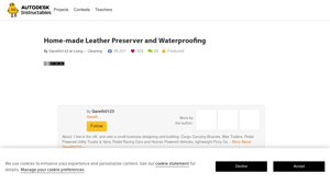 Instructables - Homemade Leather Preserver