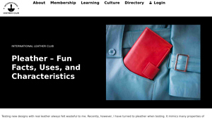 International Leather Club - Pleather