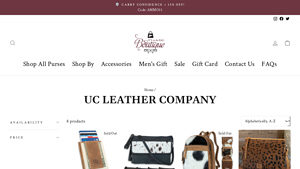 UC Leather Company - Automatic Leather Pop-Up Wallet