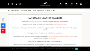 JooJoobs - Handmade Leather Wallets