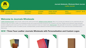 Journals Wholesale - Faux Leather Journals