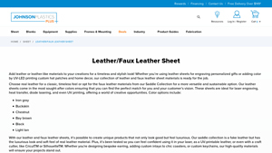 JP Plus - Leather & Faux Leather Sheets