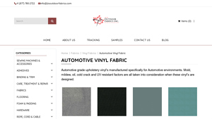 JTS Outdoor Fabrics - Automotive Grade Upholstery Vinyl