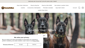 Karma Collars - Leather Dog Collars & Custom Designs