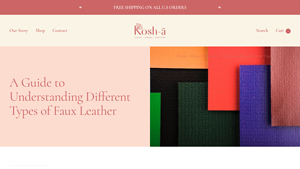 Kosh - Faux Leather Solutions