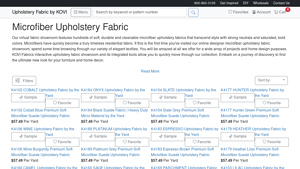 KOVI Fabrics - Microfiber Upholstery Fabric