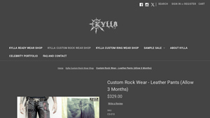 Kyllacustomrockwear - Custom Leather Pants