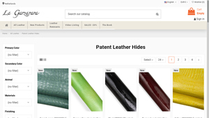 Lagarza - Reptile Embossed Leather Hides