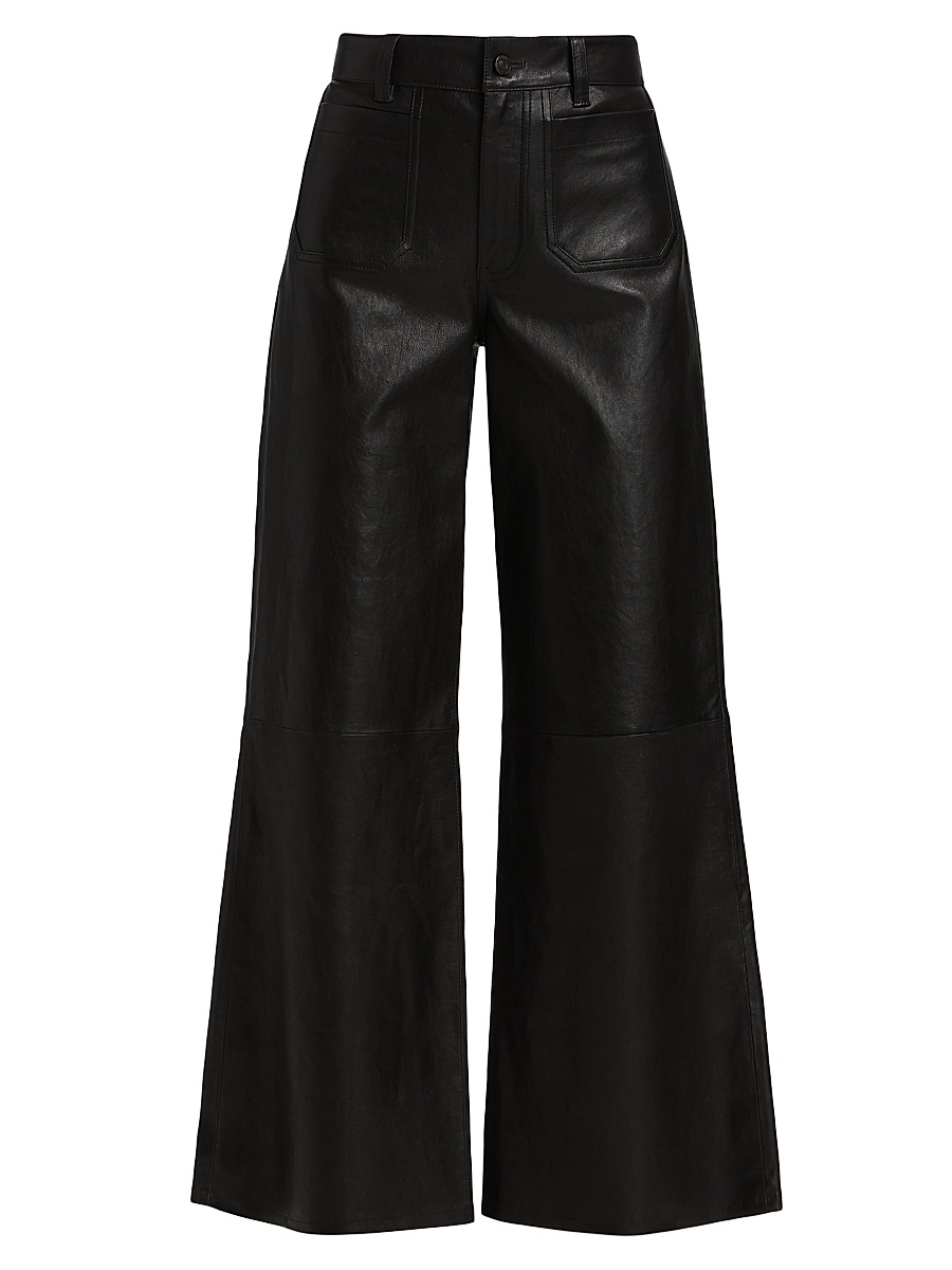 An application scenario or product detail of l'agence leather pants - Image 16