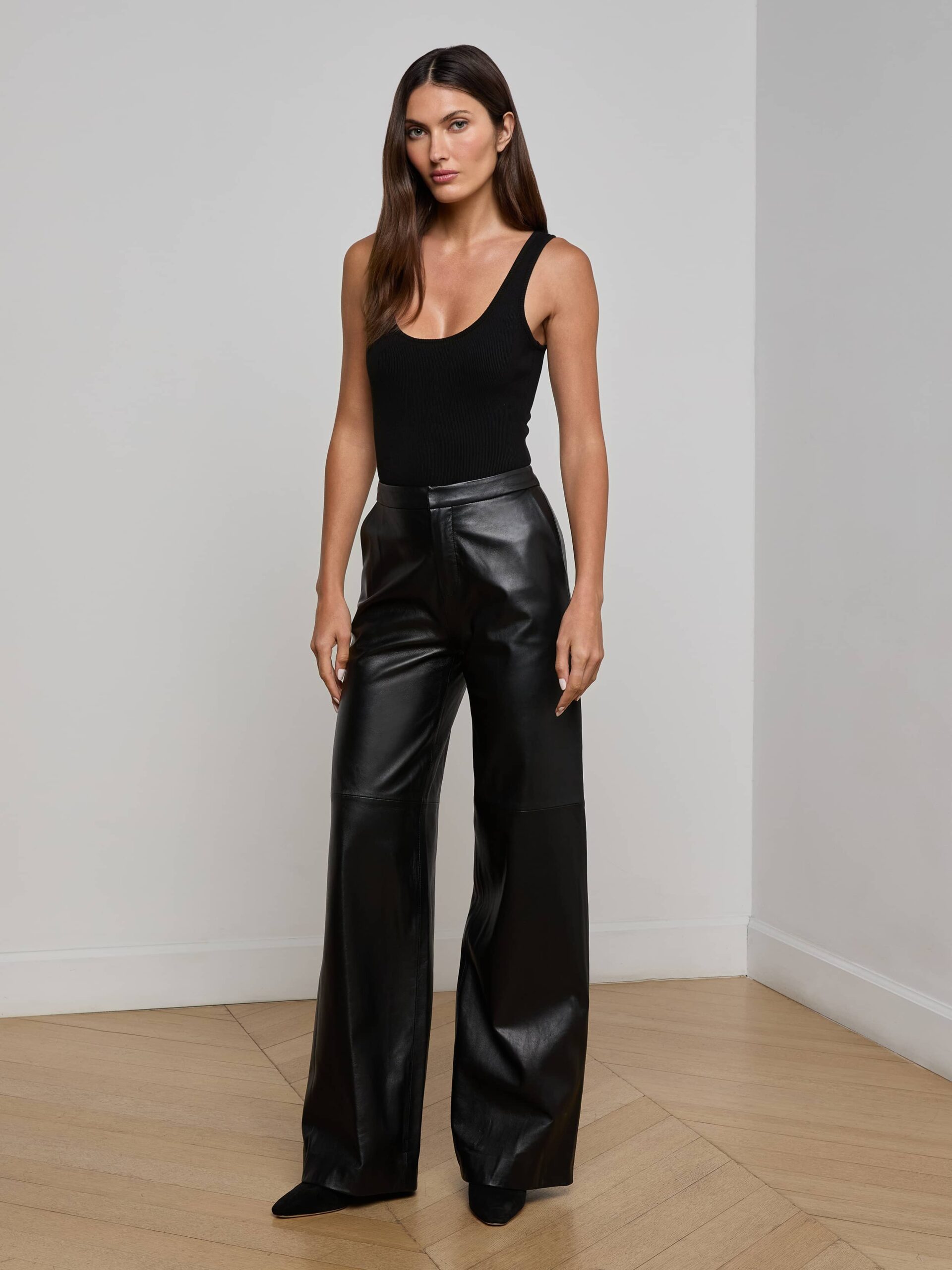 Featured image for the l'agence leather pants guide