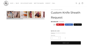 Lazy 3 Leather Co - Custom Knife Sheath