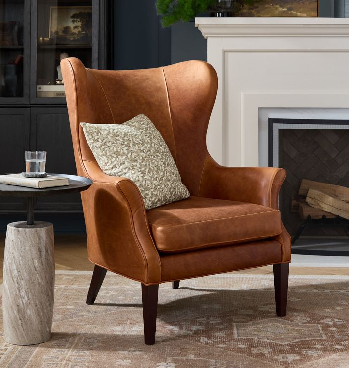 An application scenario or product detail of leather and fabric chair - Image 2