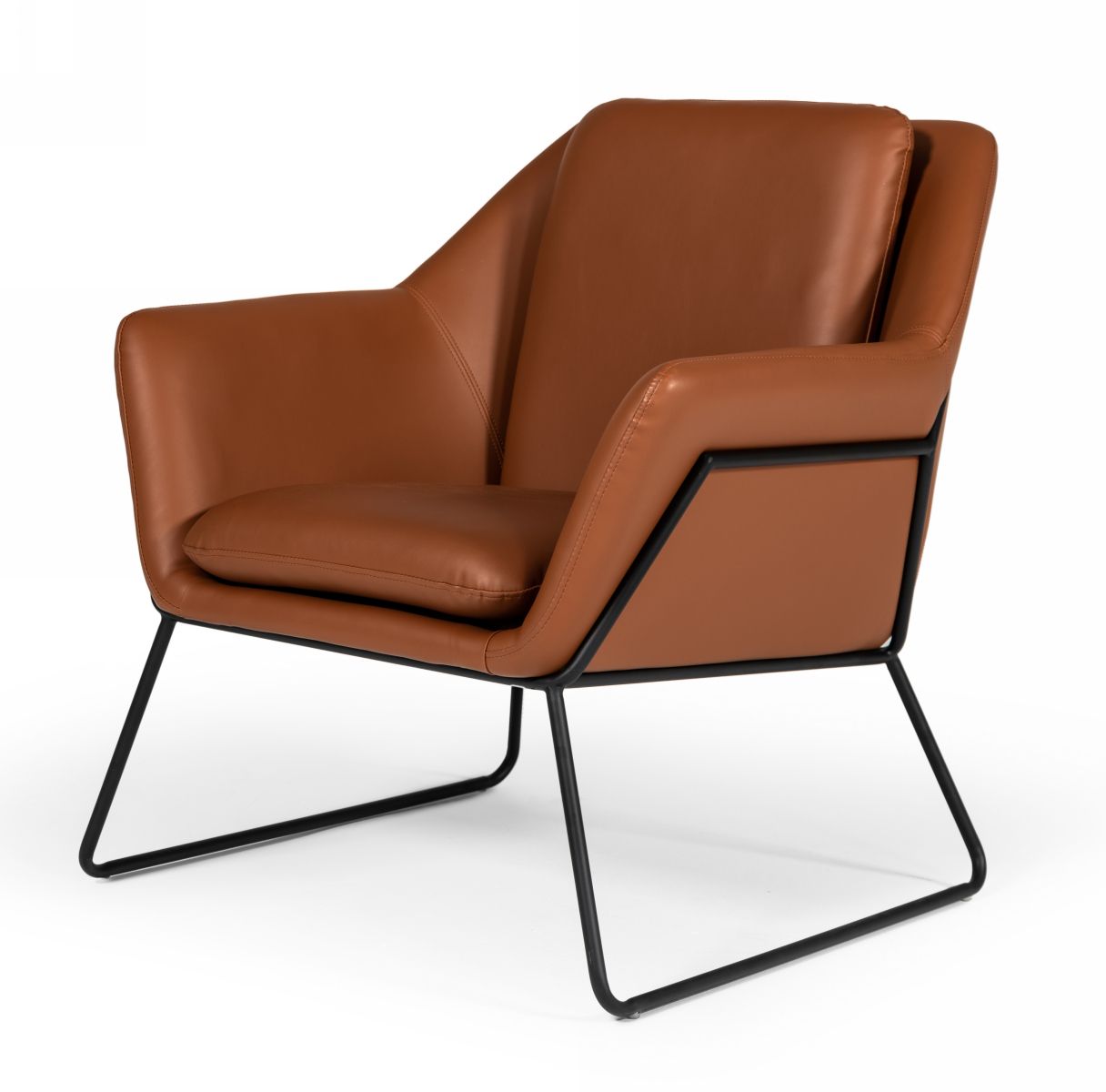 An application scenario or product detail of leather and fabric chair - Image 5