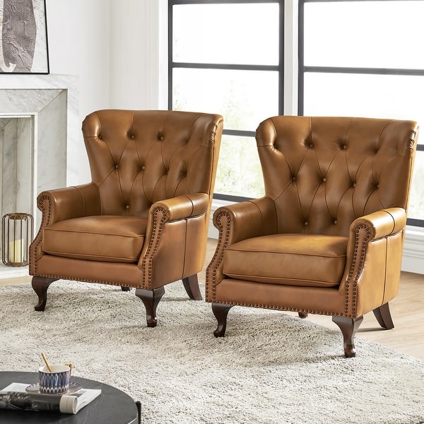 An application scenario or product detail of leather and fabric chair - Image 10