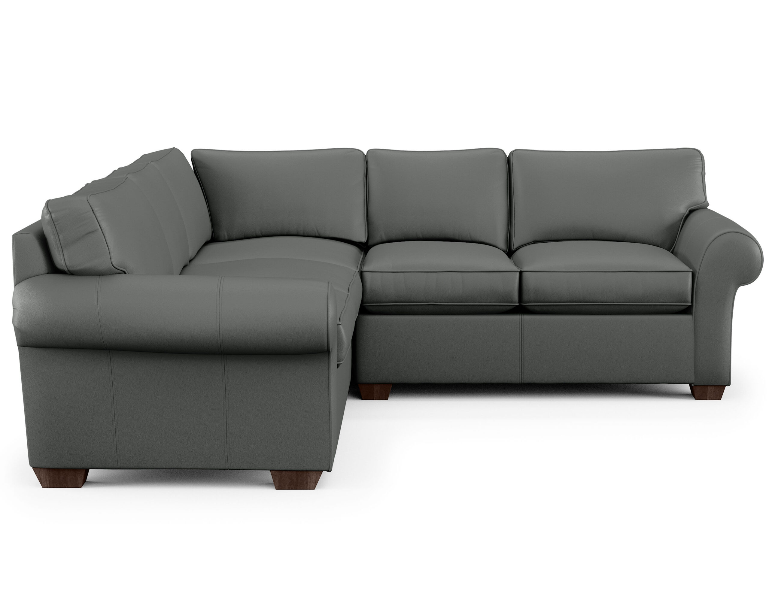 An application scenario or product detail of leather and fabric sectional - Image 24