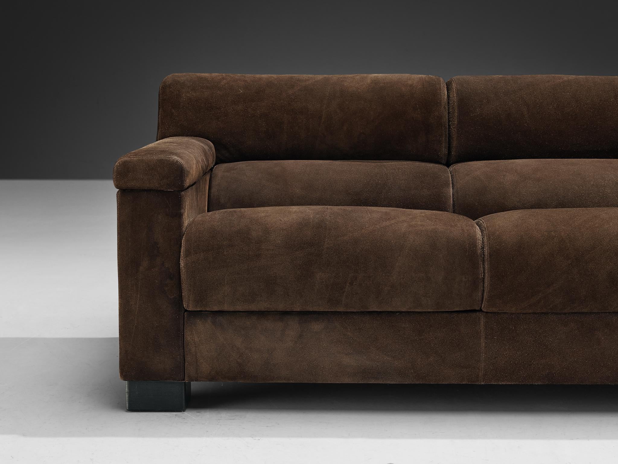 An application scenario or product detail of leather and suede couch - Image 8