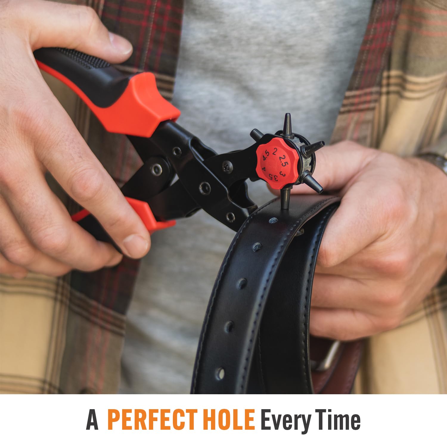 An application scenario or product detail of leather belt hole maker - Image 4