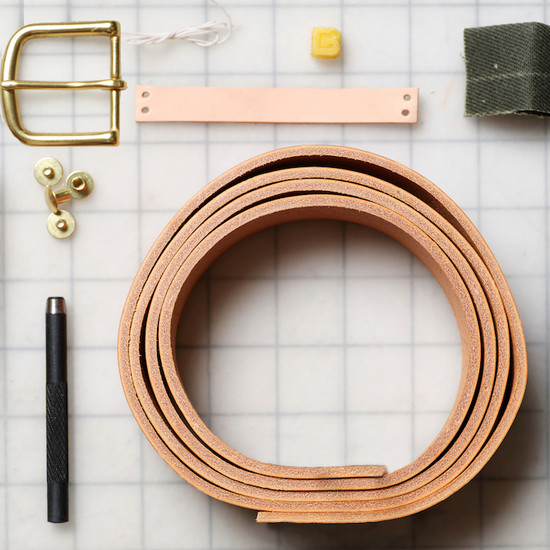 An application scenario or product detail of leather belt making supplies - Image 2