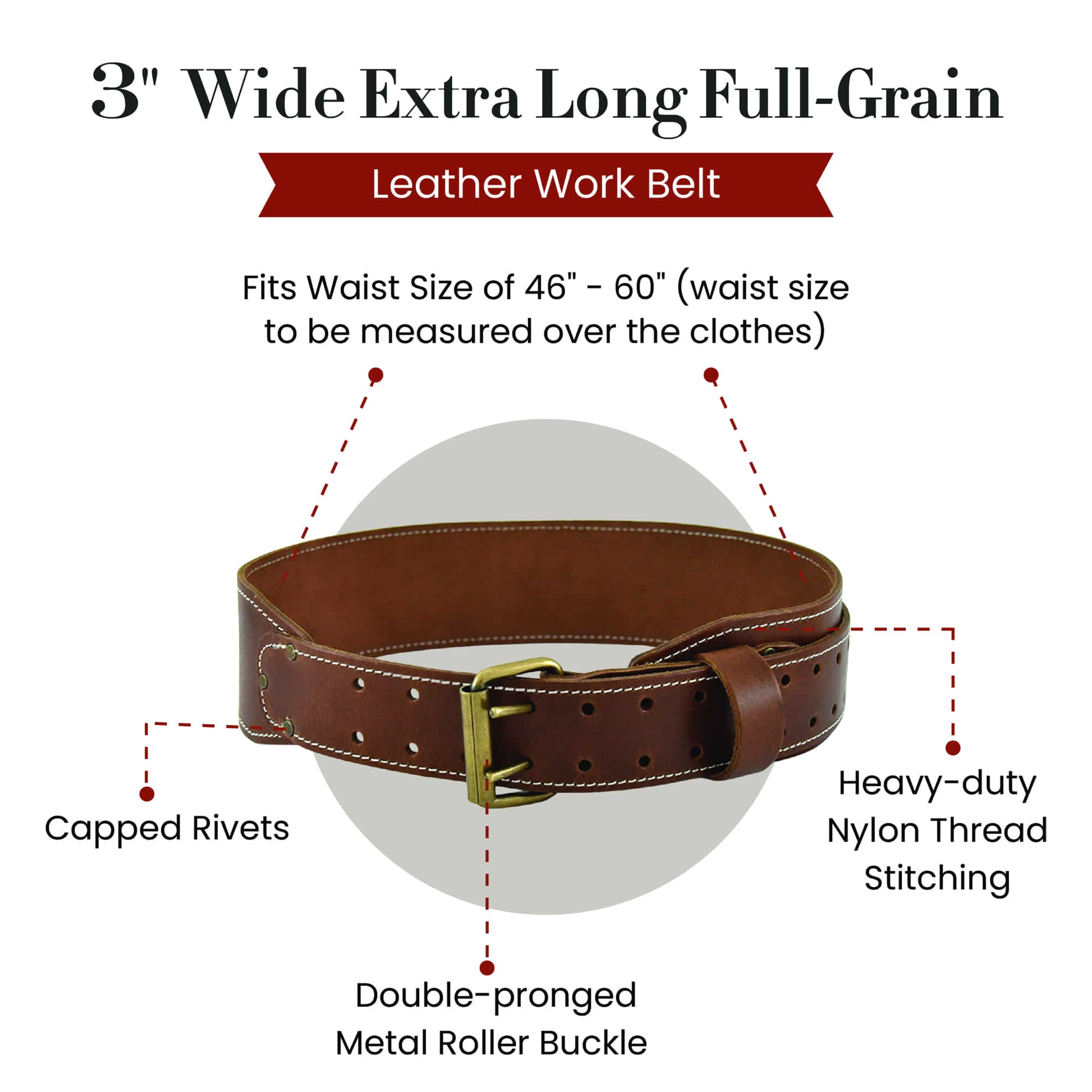 An application scenario or product detail of leather belt thickness - Image 3