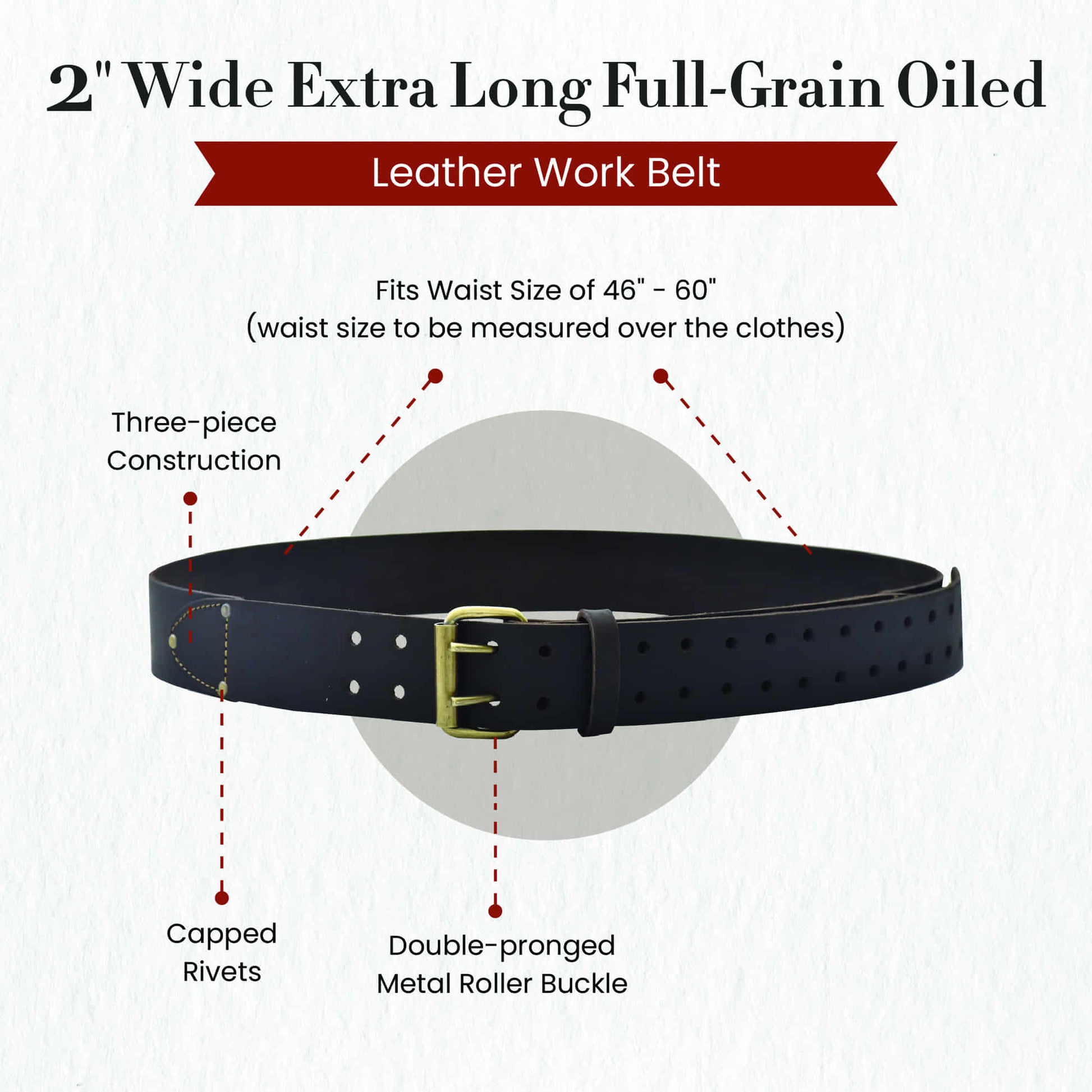 An application scenario or product detail of leather belt thickness - Image 14