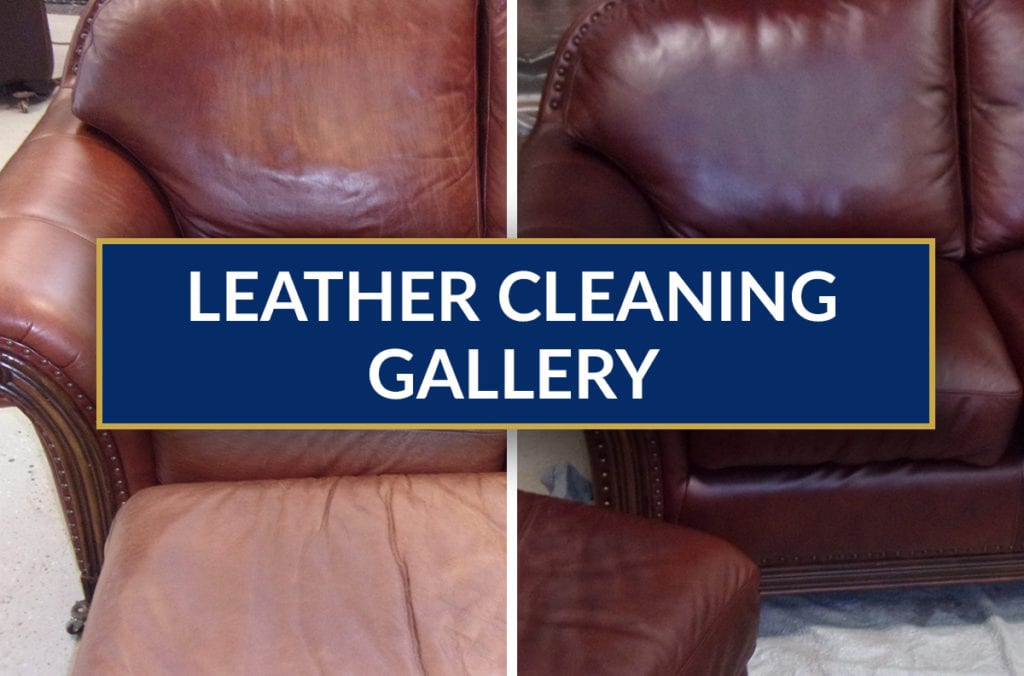 An application scenario or product detail of leather chair cleaning service - Image 1