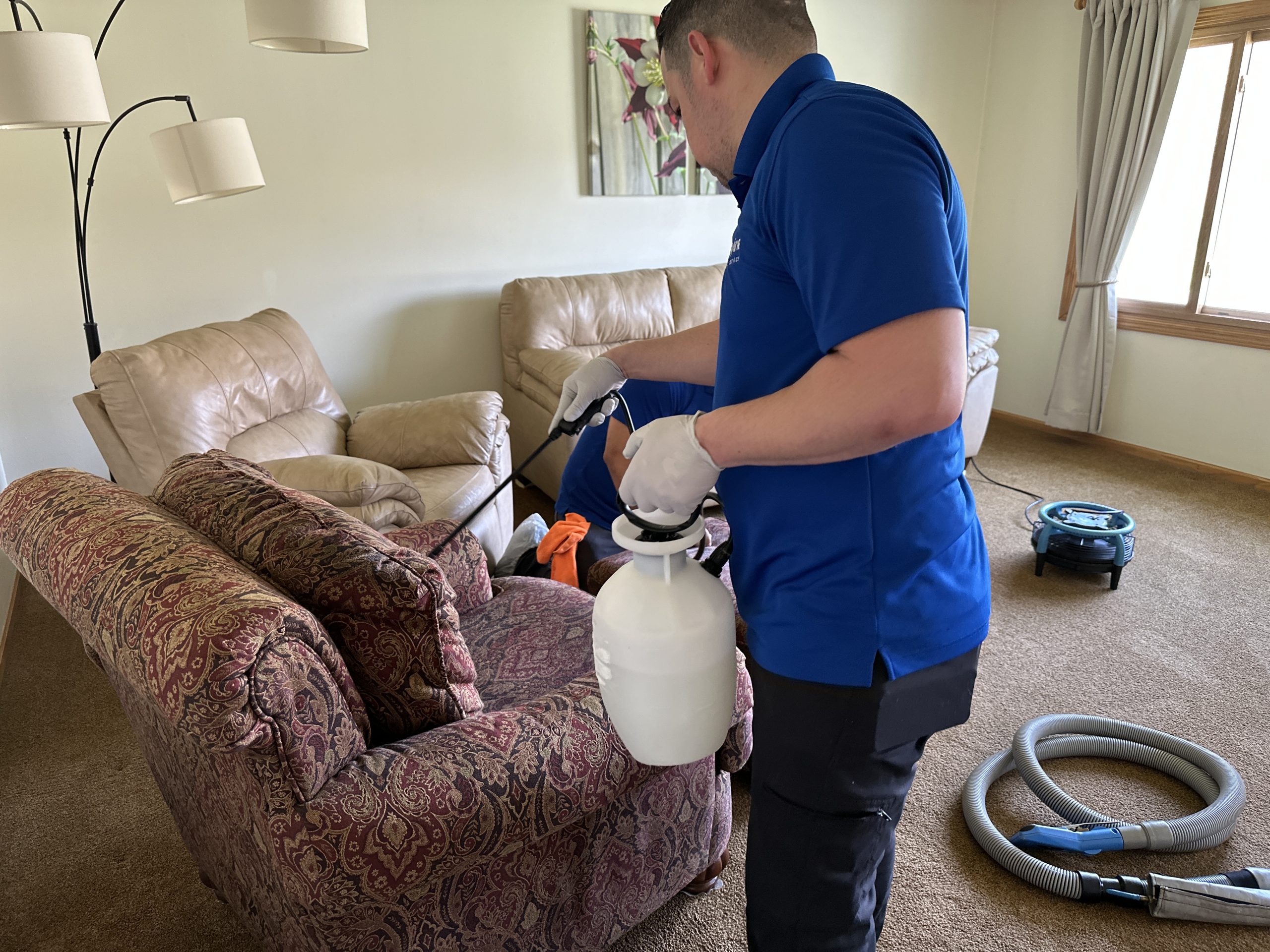 An application scenario or product detail of leather chair cleaning service - Image 5