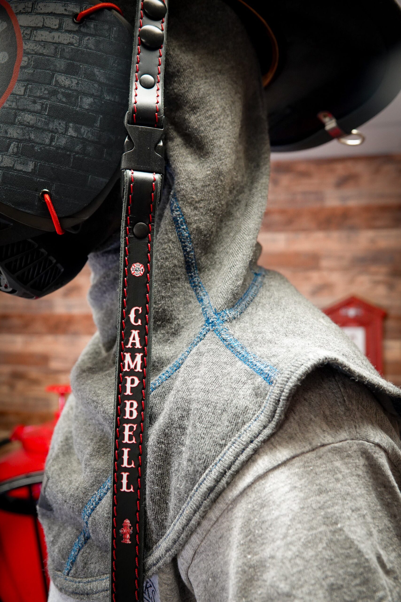 An application scenario or product detail of leather chin strap - Image 8