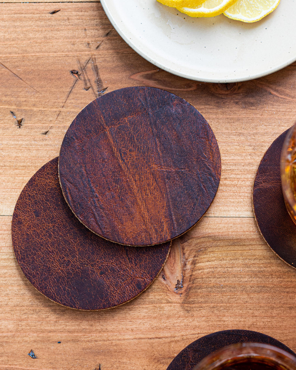 An application scenario or product detail of leather coasters bulk - Image 15