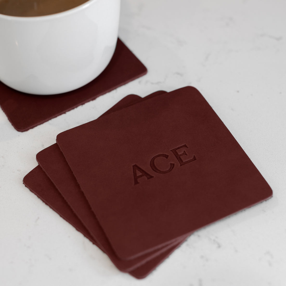 An application scenario or product detail of leather coasters bulk - Image 19