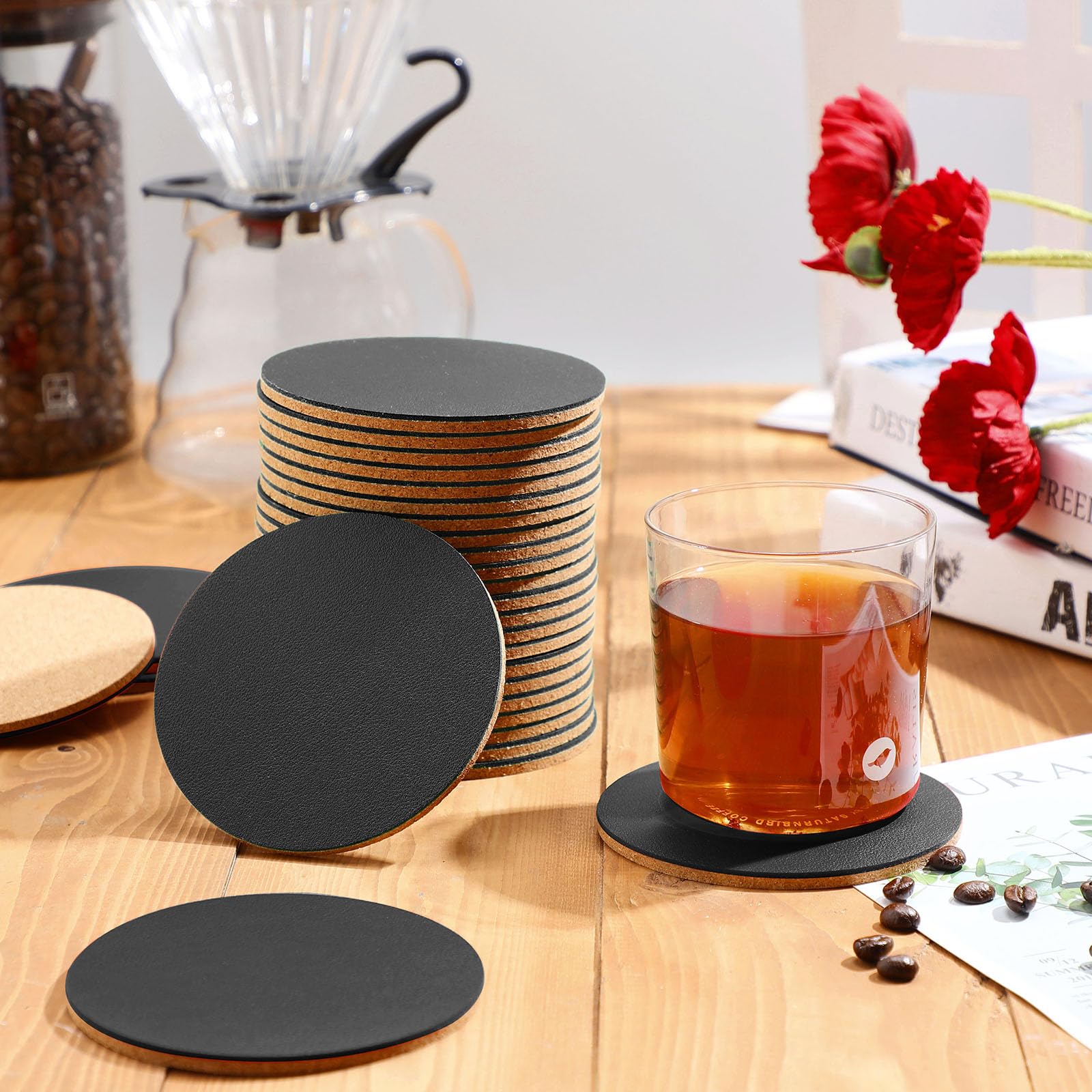 An application scenario or product detail of leather coasters bulk - Image 20