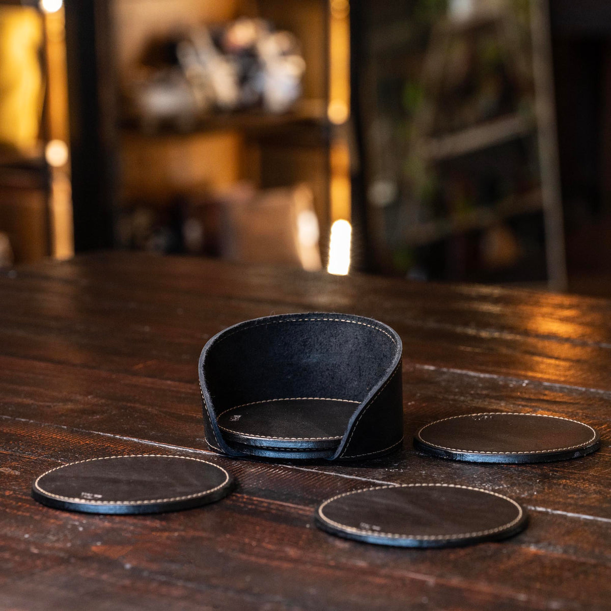 An application scenario or product detail of leather coasters wholesale - Image 15