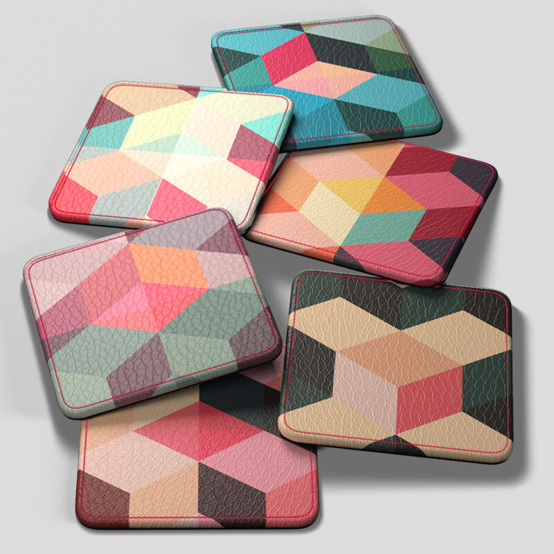An application scenario or product detail of leather coasters wholesale - Image 17