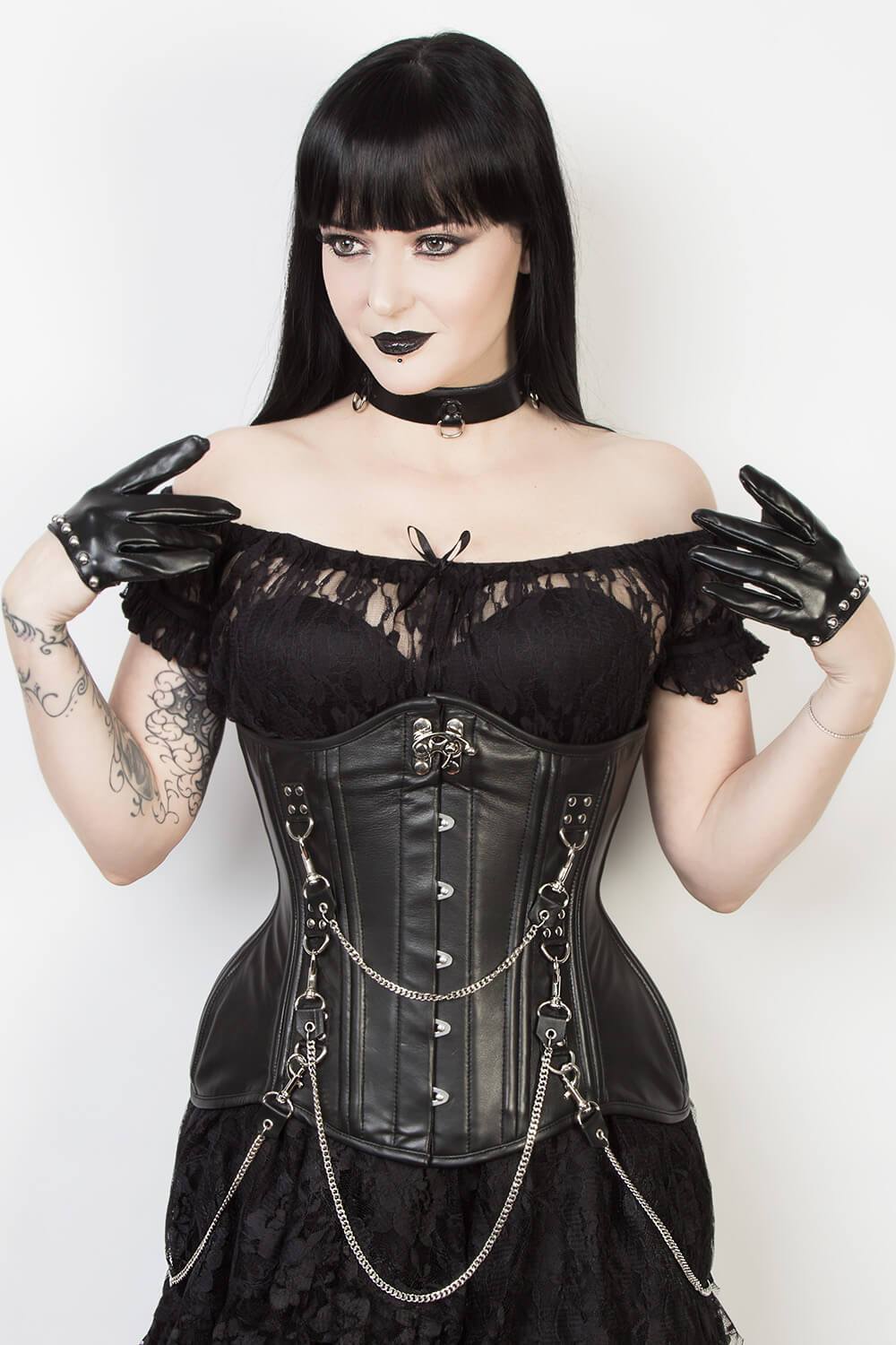 An application scenario or product detail of leather corset custom - Image 8