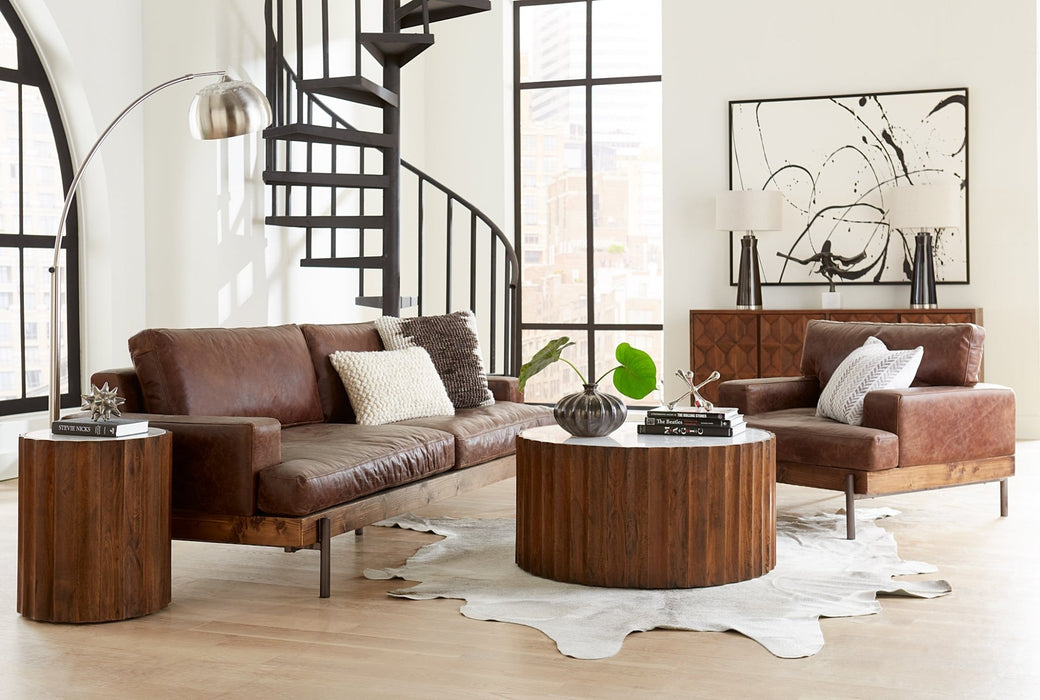 An application scenario or product detail of leather couch deals - Image 3