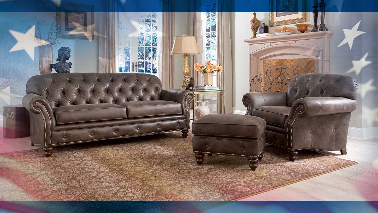 An application scenario or product detail of leather couch manufacturers - Image 19