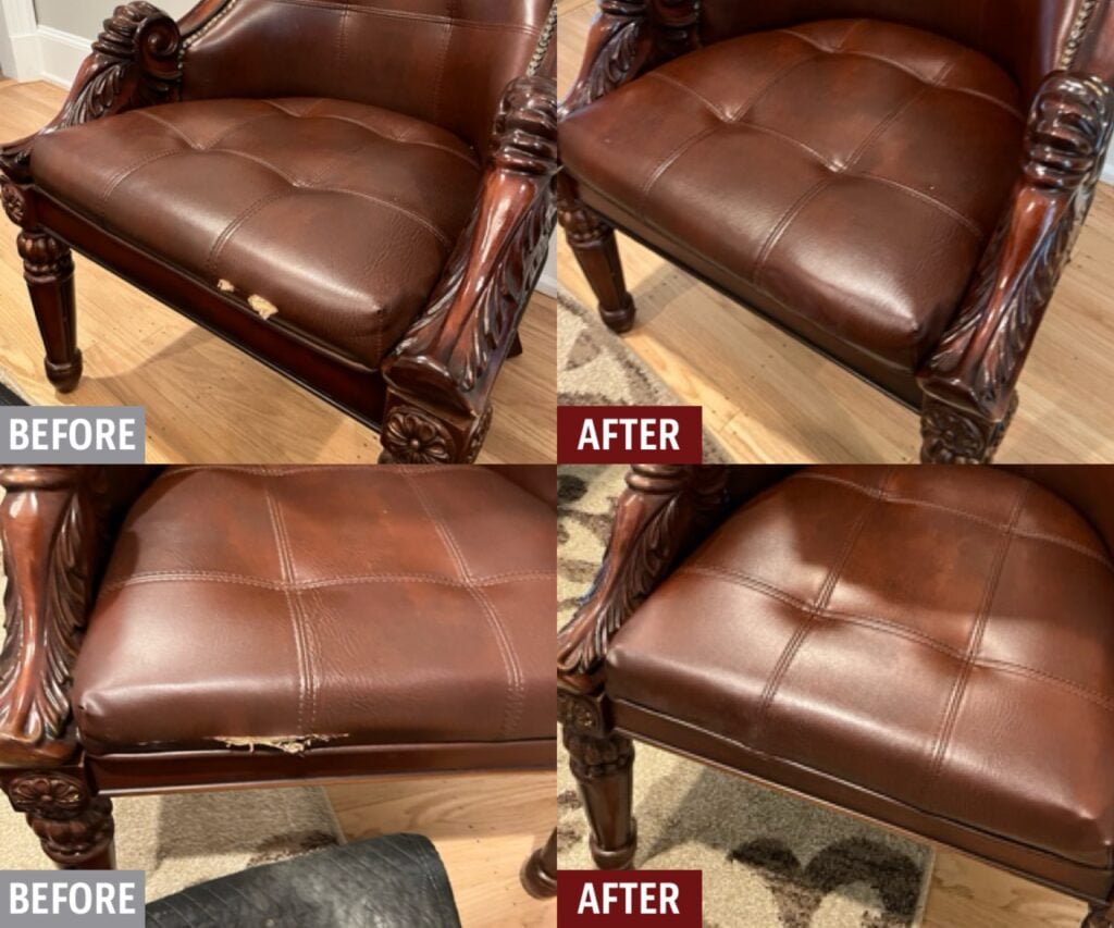 An application scenario or product detail of leather couch repair service - Image 7