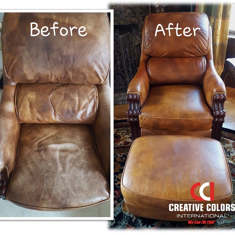 Featured image for the leather couch repair service guide