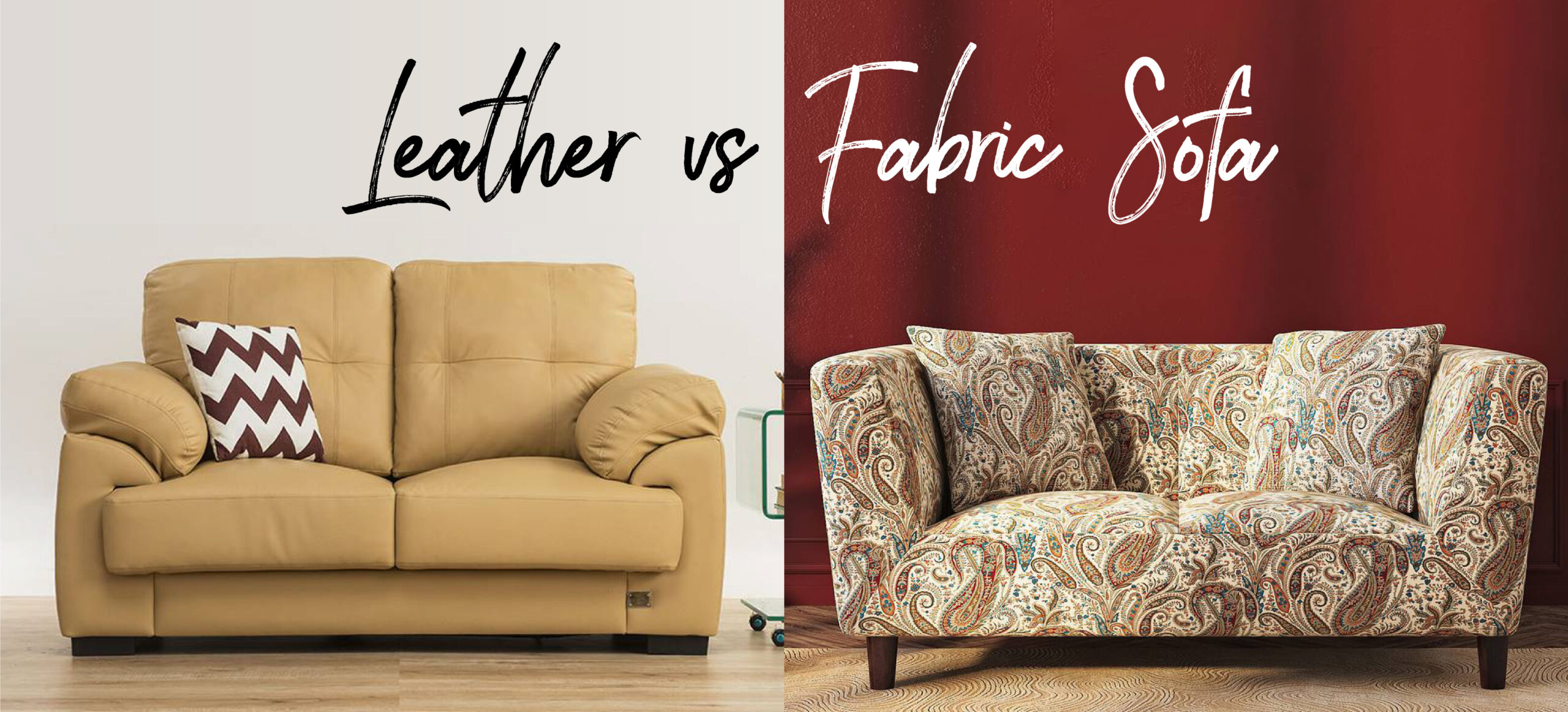 An application scenario or product detail of leather couch vs fabric couch - Image 4