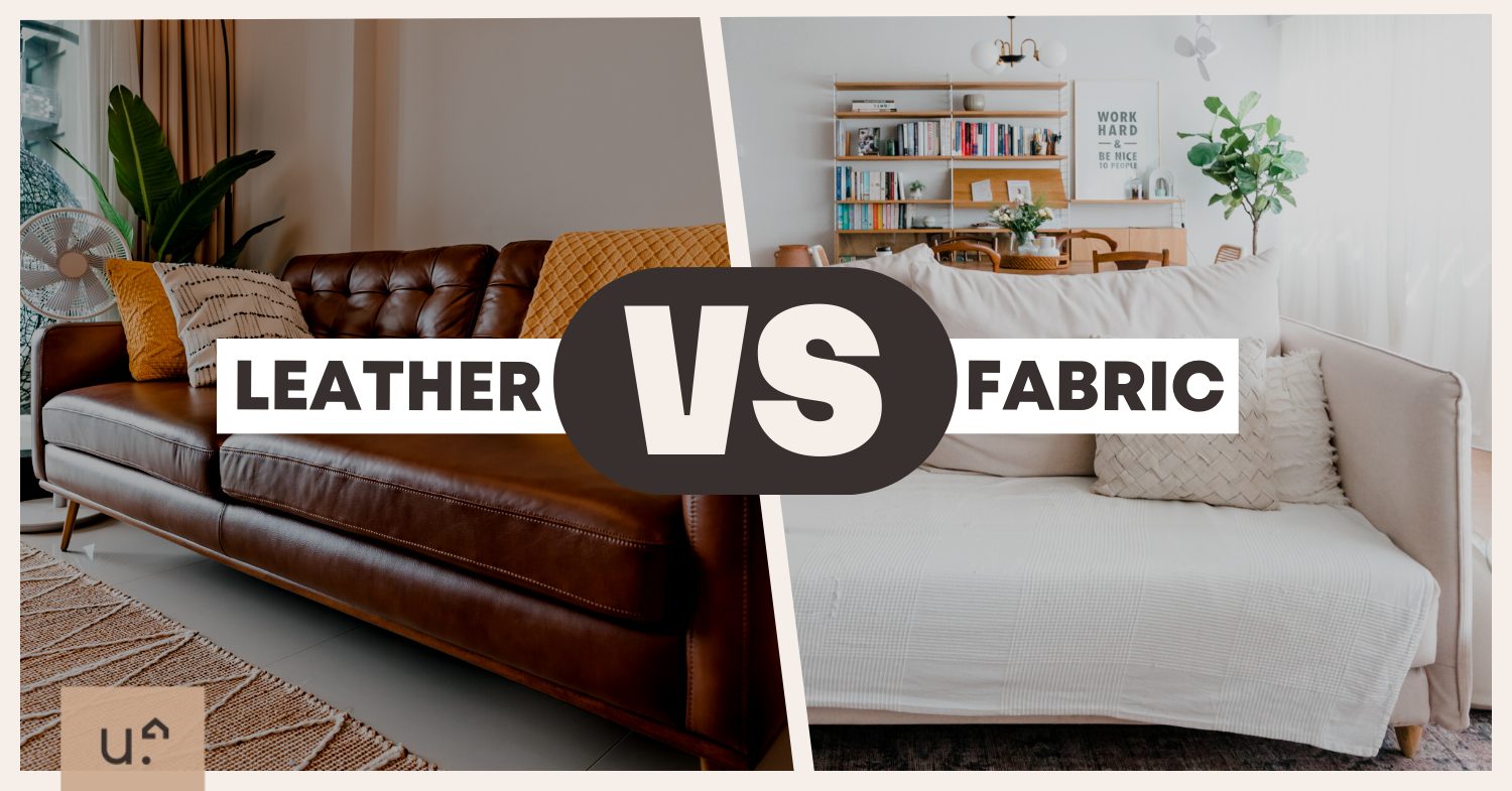 An application scenario or product detail of leather couch vs fabric couch - Image 9