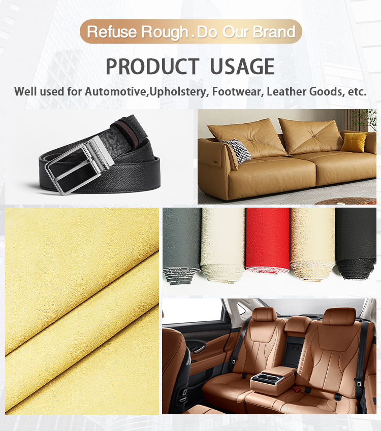 An application scenario or product detail of leather couch vs microfiber - Image 17