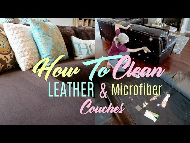 An application scenario or product detail of leather couch vs microfiber - Image 23