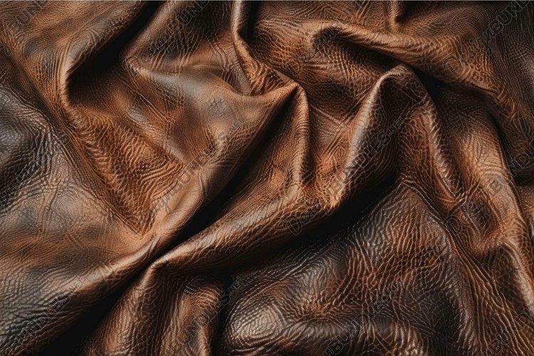 An application scenario or product detail of leather fabric texture - Image 1
