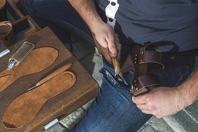 An application scenario or product detail of leather for footwear - Image 8